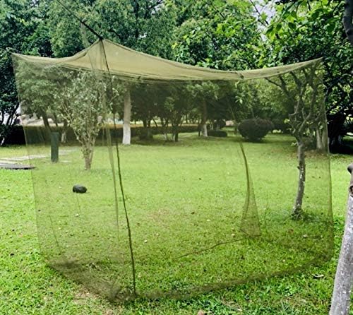 Military Green Portable Tactical Mosquito Net for Camping