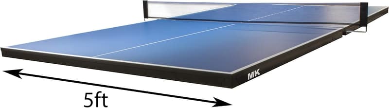 Conversion Ping Pong Table Top with Paddle Set