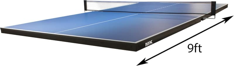 Conversion Ping Pong Table Top with Paddle Set
