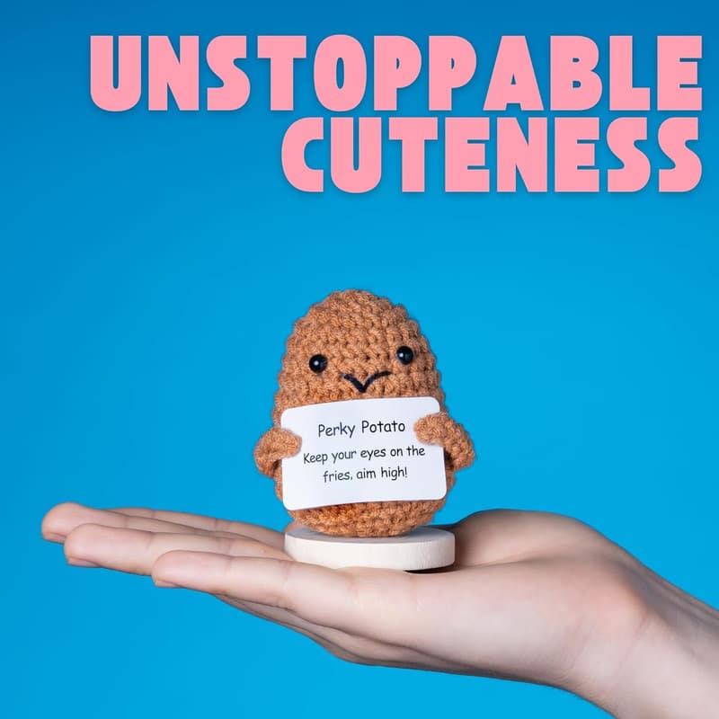 Positive Crochet Animals – Mini Veggie Plush for Teachers