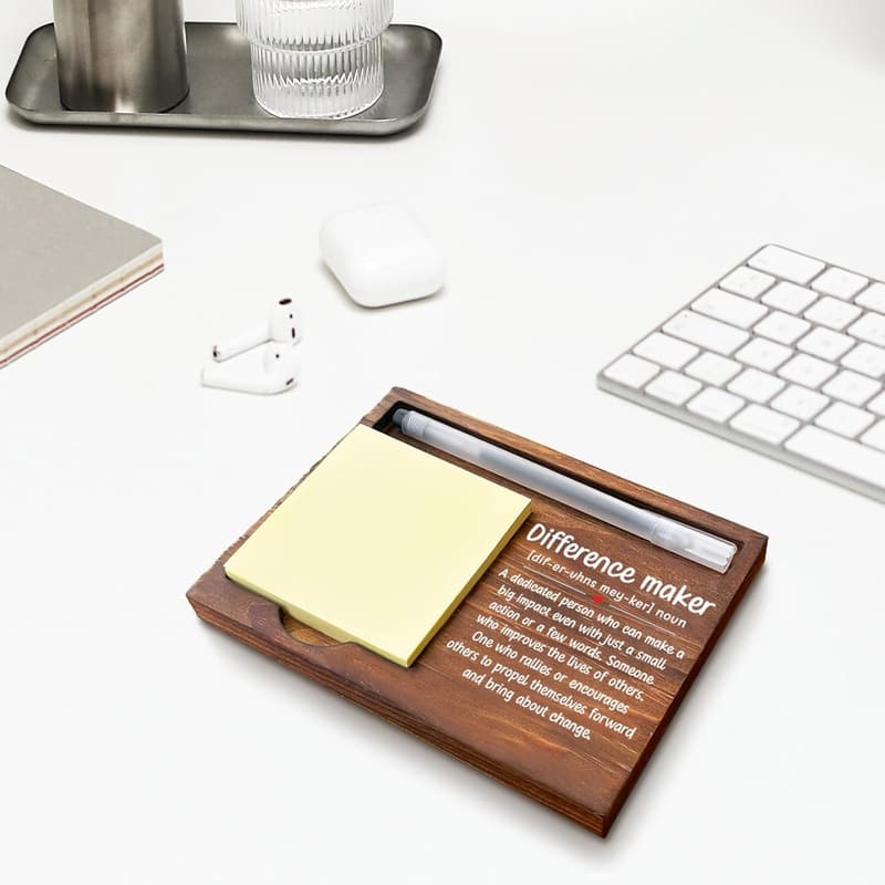 Inspirational Sticky Note Holder - Thank You Gift for Everyone