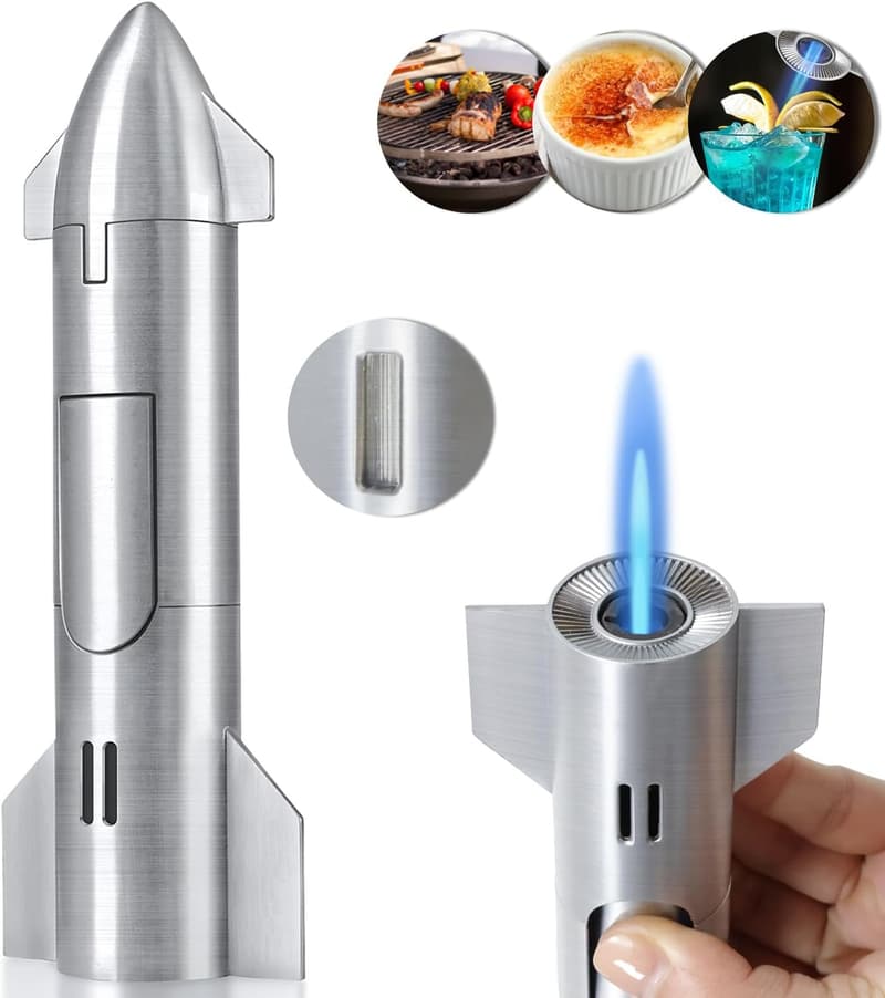 Adjustable Flame Butane Torch Lighter for Father's Day Gifts