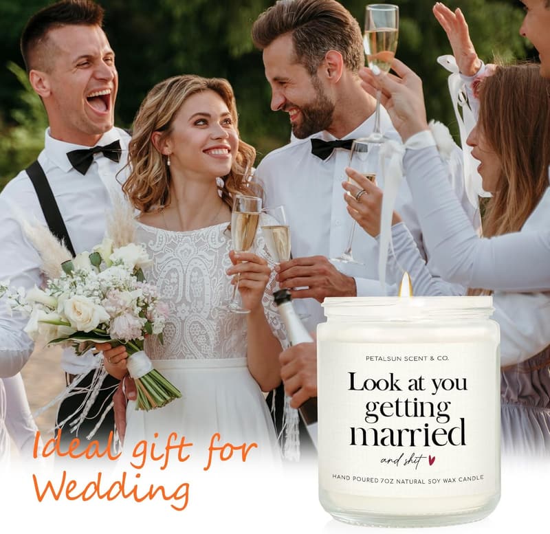 Bride Gifts: 7oz Handmade Lavender Soy Wax Candle