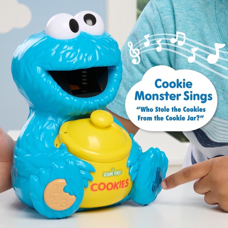 Sesame Street Cookie's Counting Jar – 12-Piece Educational Toy