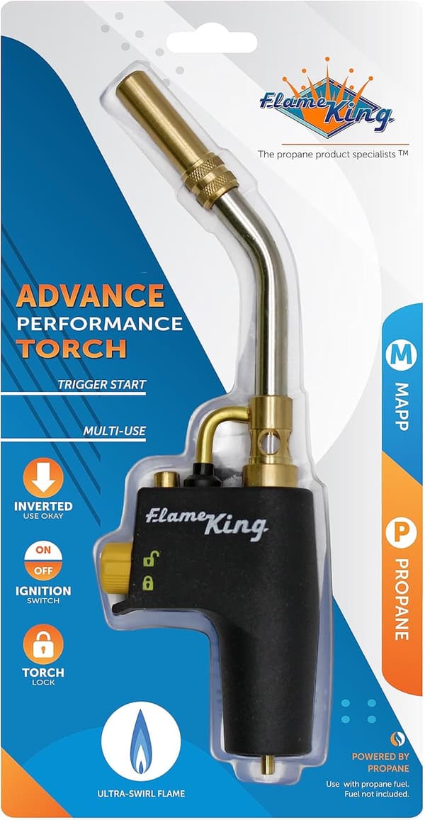 High-Intensity Propane Torch Head for Soldering and Brazing