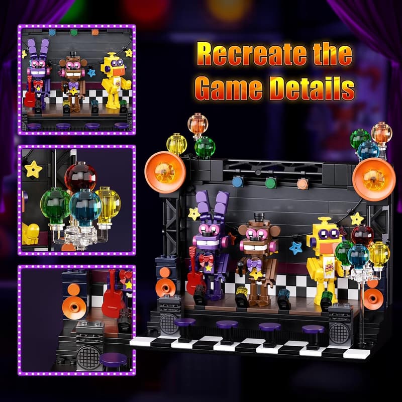 Classic Horror Game Building Block Set - 467PCS for Fans