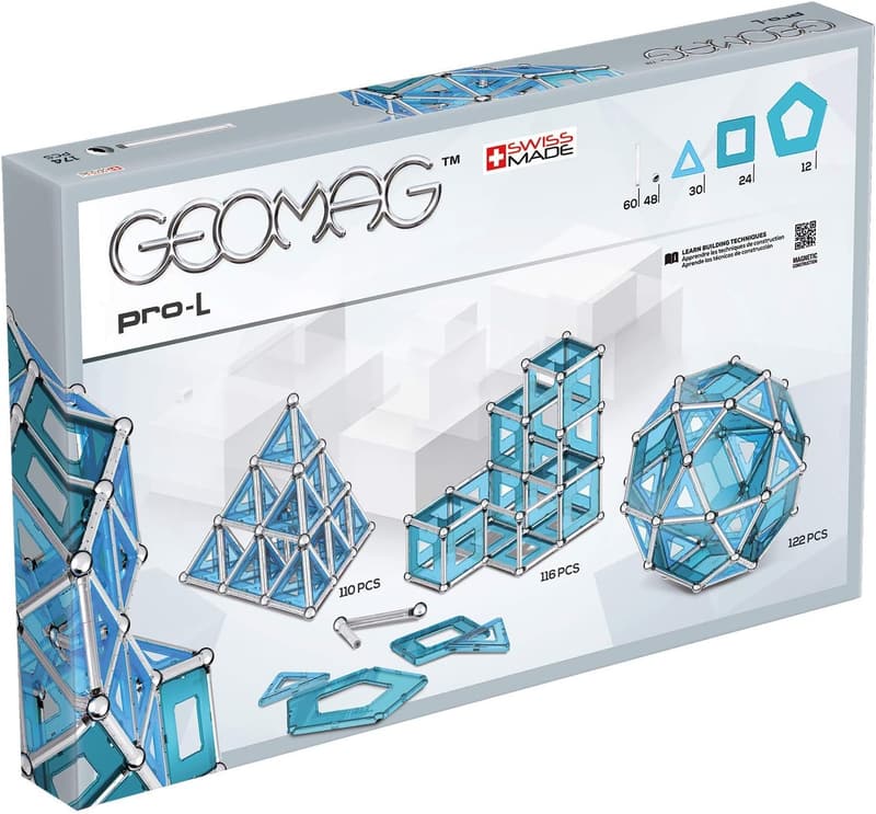 STEM Magnetic Building Cube Set for Kids Age 8+, 174 Pieces