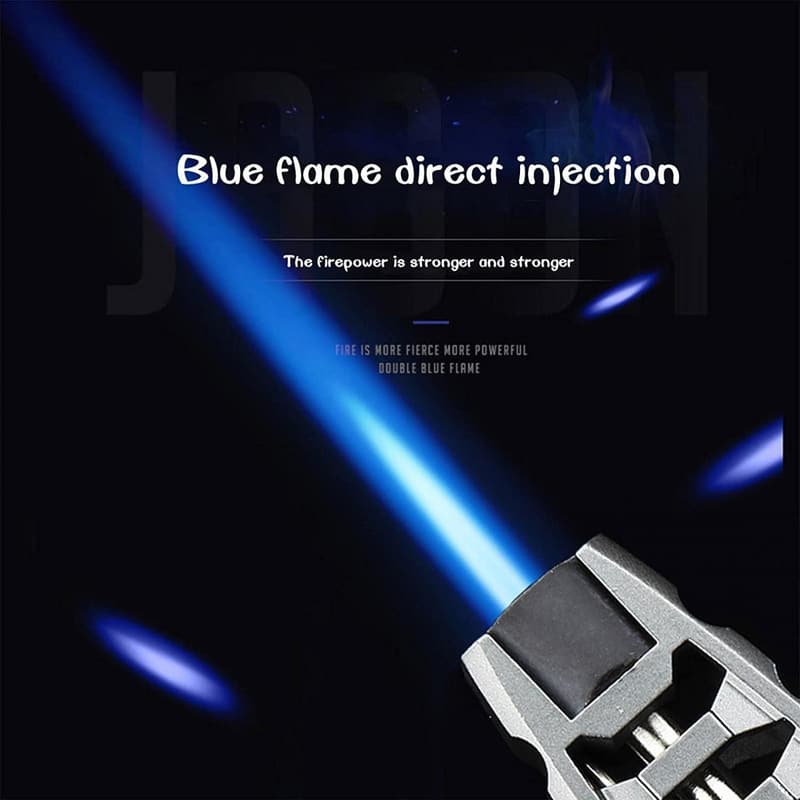 Refillable Windproof Butane Torch Lighter for Cooking and BBQ