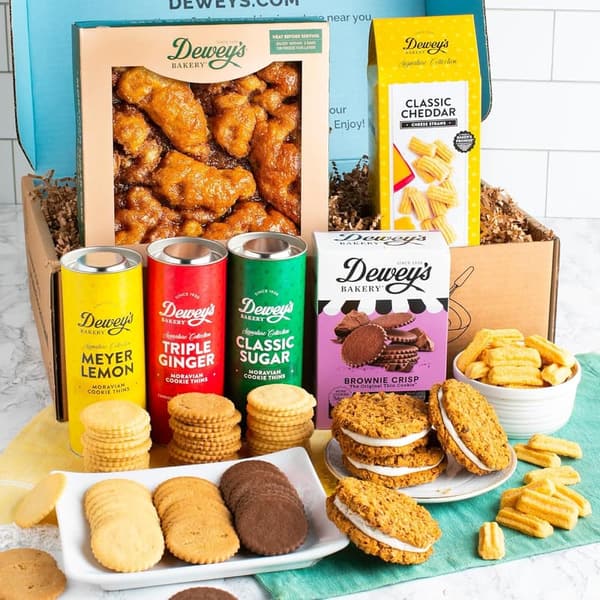 Dewey's Bakery Gift Basket - 6-Piece Treats Box