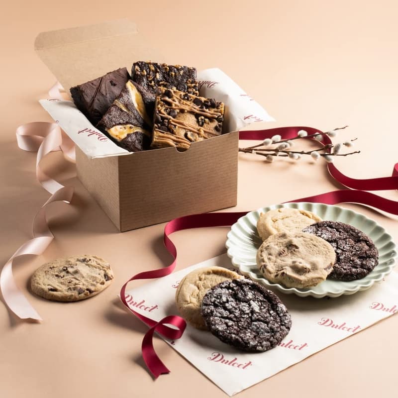 Gourmet Chocolate Cookies & Brownies Gift Box for Families