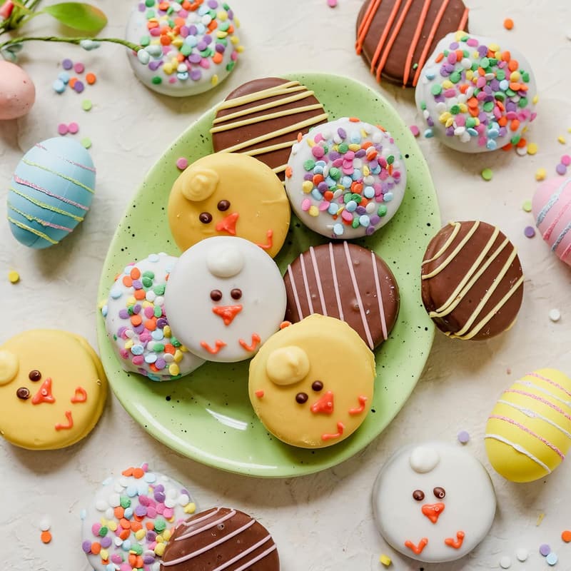 Easter Gift Basket: Spring Cookie & Chocolate Assortment