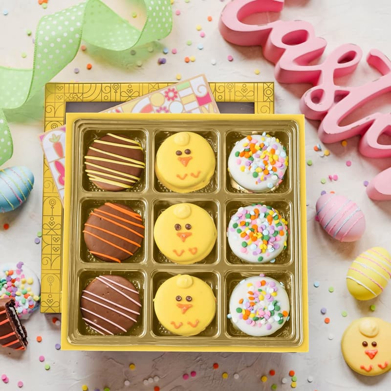 Easter Gift Basket: Spring Cookie & Chocolate Assortment