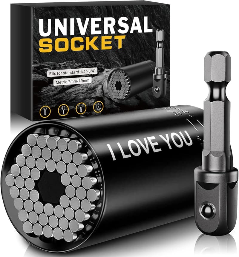 Universal Socket Tool for Men - Perfect Birthday or Valentine's Gift