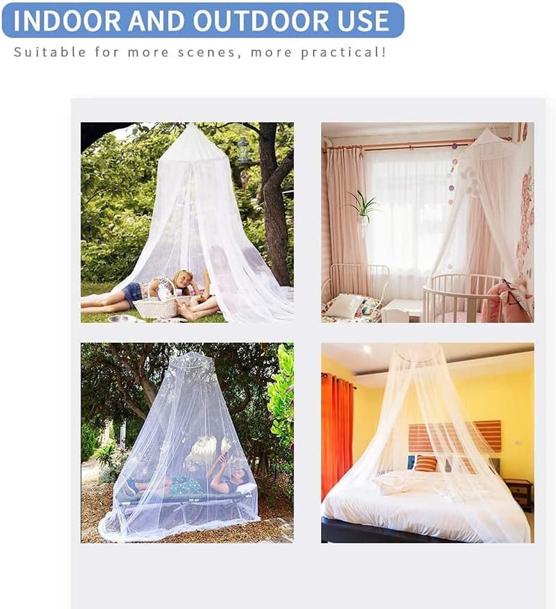 Large Lace Flower Bed Canopy Mosquito Net for Girls
