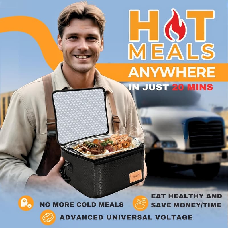 Electric Lunch Box Food Warmer for Travel and Office