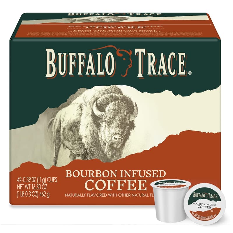 Buffalo Trace Bourbon Infused Coffee - 42 Single Serve Cups