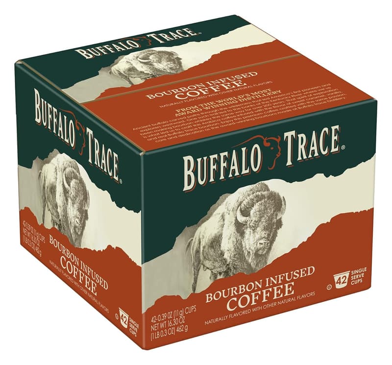Buffalo Trace Bourbon Infused Coffee - 42 Single Serve Cups