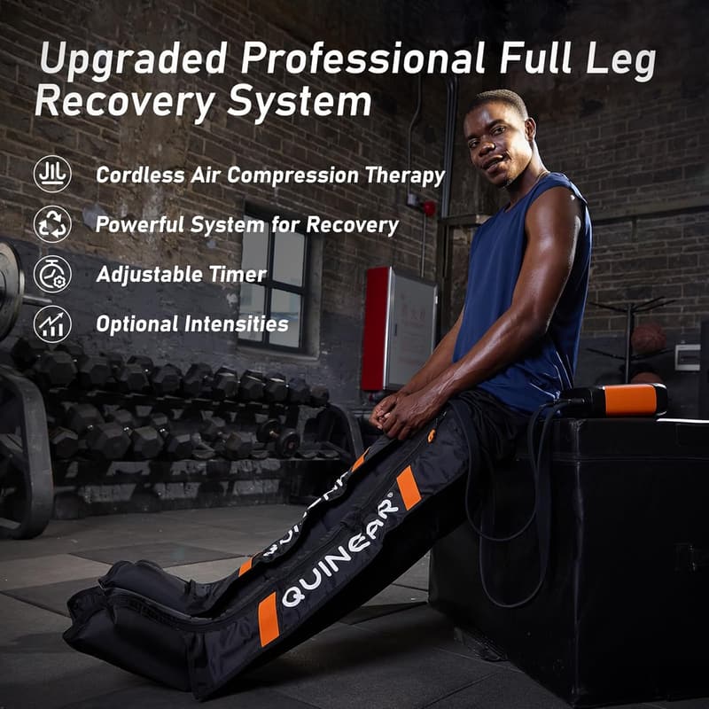 Athlete Leg Recovery System - Cordless Air Compression Boots