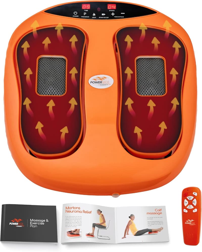 Heated Electric Foot Massager for Pain Relief and Circulation