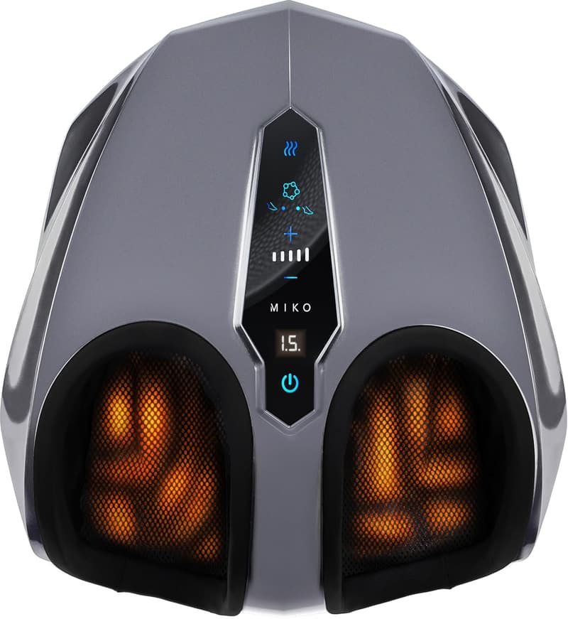 Deep-Kneading Shiatsu Foot Massager with Heat for Plantar Fasciitis