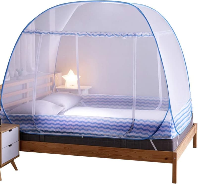Portable King Size Mosquito Net Tent for Beds - 80x72x62 inch
