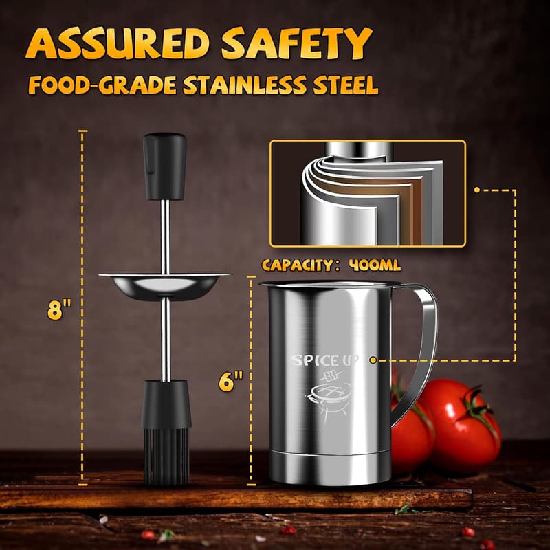 BBQ Smoker Accessories Set for Men - Perfect Stocking Stuffer