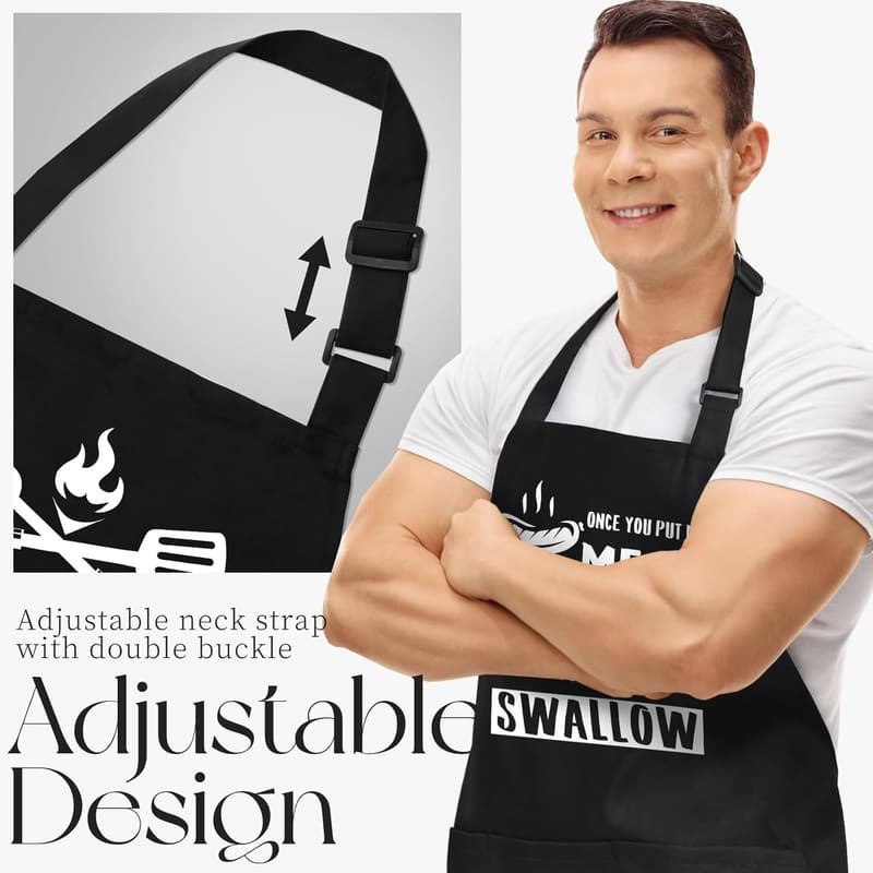 Funny Chef Apron for Men - Ideal Father's Day Gift