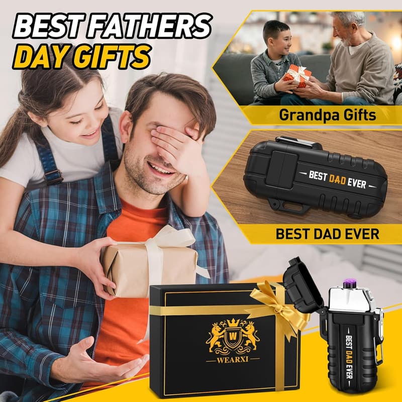 Father's Day Electric Lighter Gift for Dad or Husband