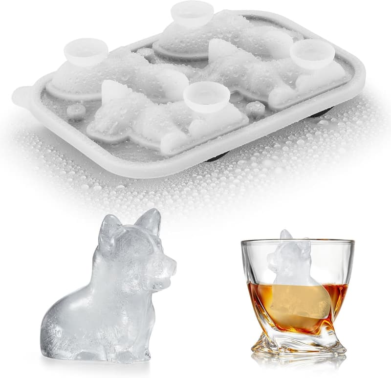 Corgi Ice Cube Tray - Fun Novelty Gift for Dog Lovers