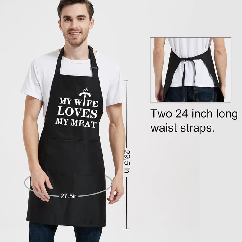 BBQ Grilling Apron for Men – Funny Gag Gift for Dad