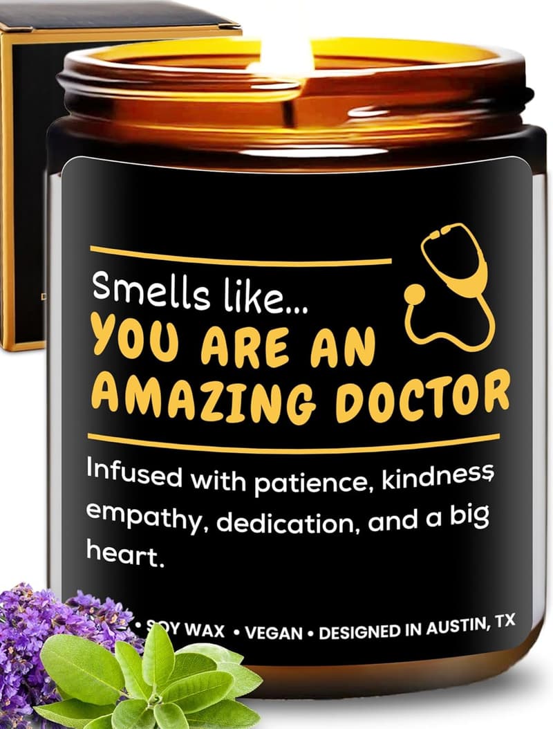 Doctor Candle - Unique Graduation Gift for Medical Students