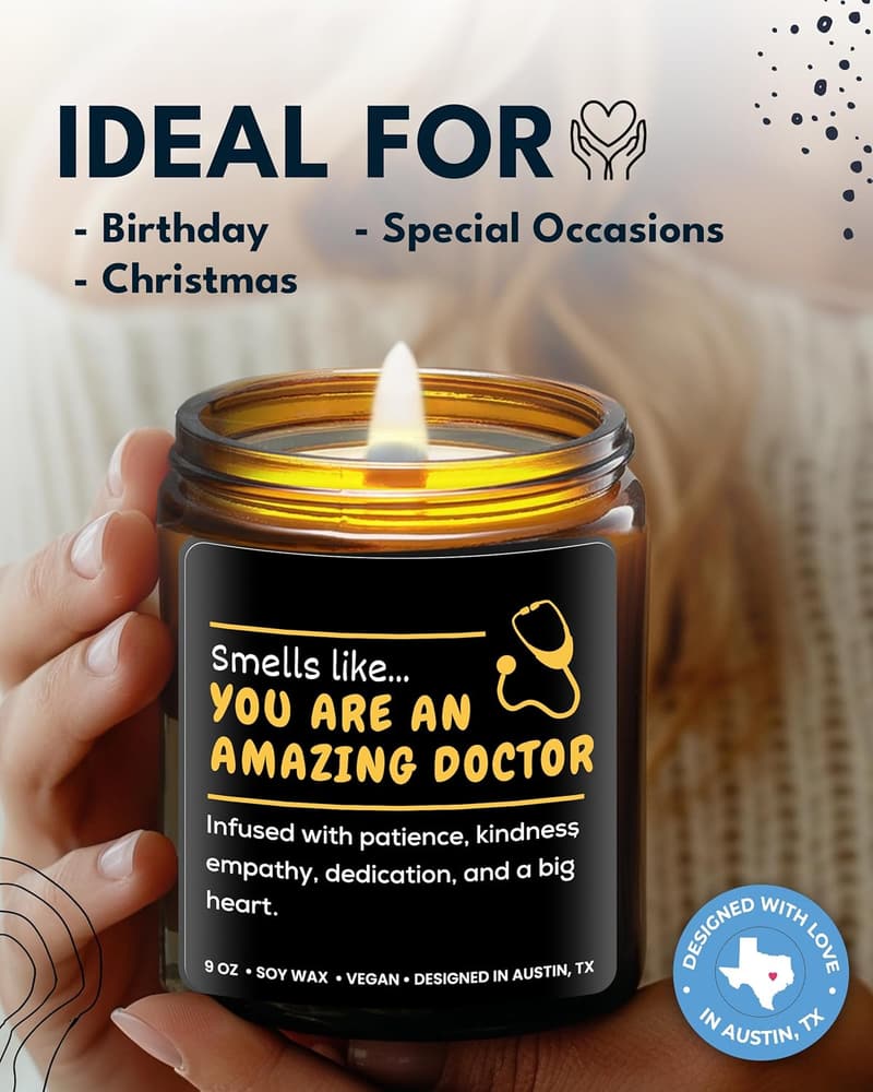 Doctor Candle - Unique Graduation Gift for Medical Students