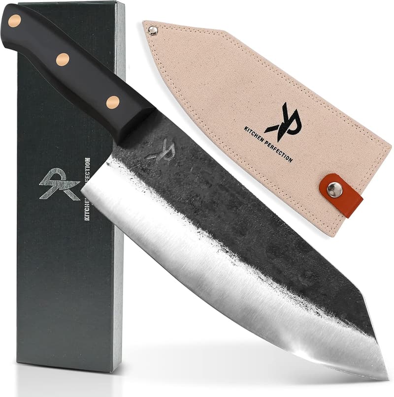 Handmade Chef's Carving Knife - 8 Inch High Carbon Steel
