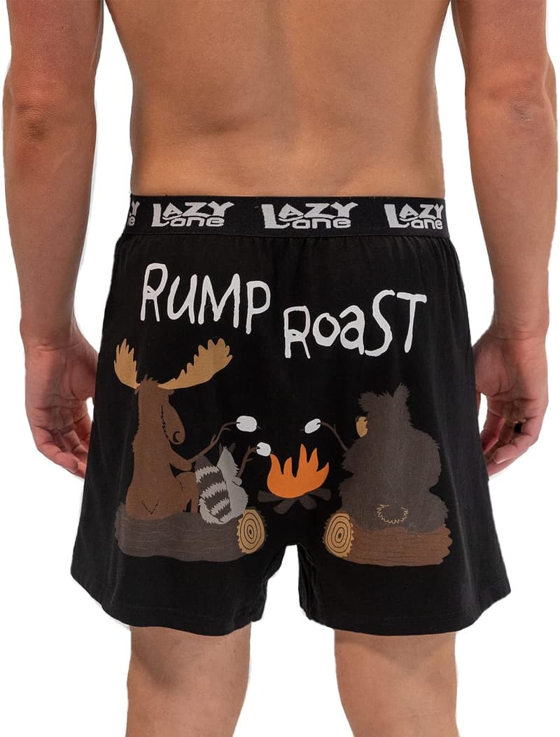 Funny Bear Boxers for Men - Humorous Novelty Underwear