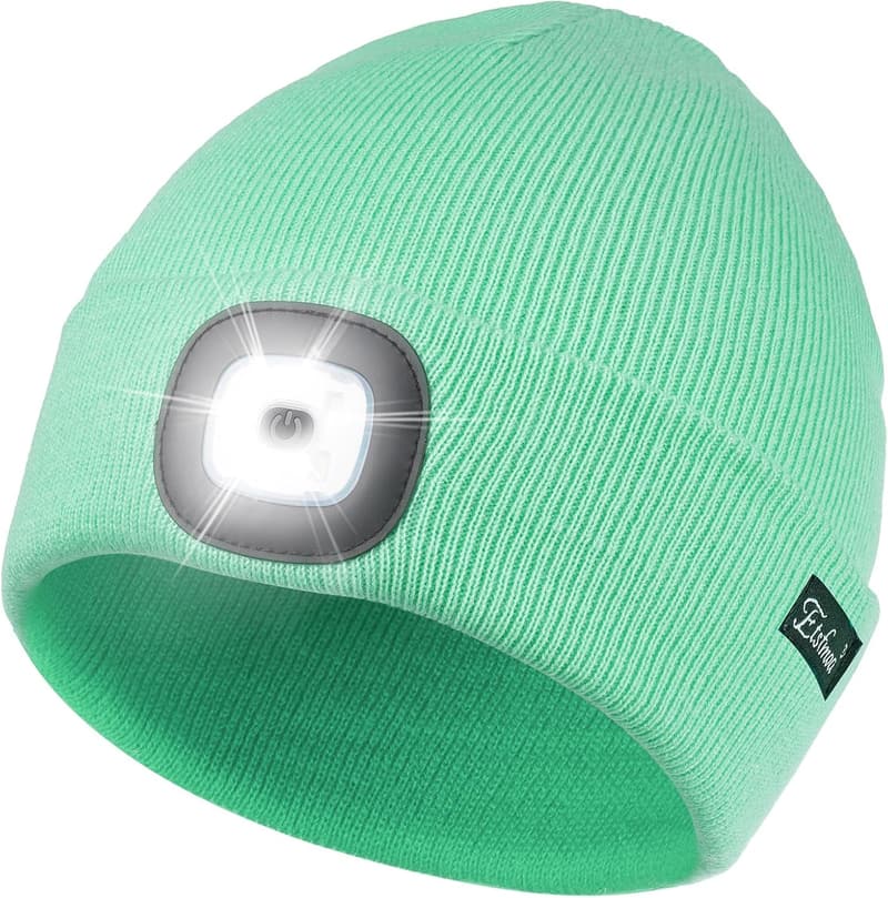 Rechargeable USB Beanie Hat for Men and Dads