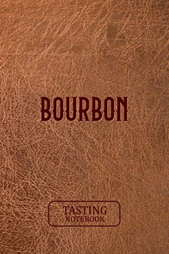 Bourbon Tasting Notebook with Brown Leather Cover