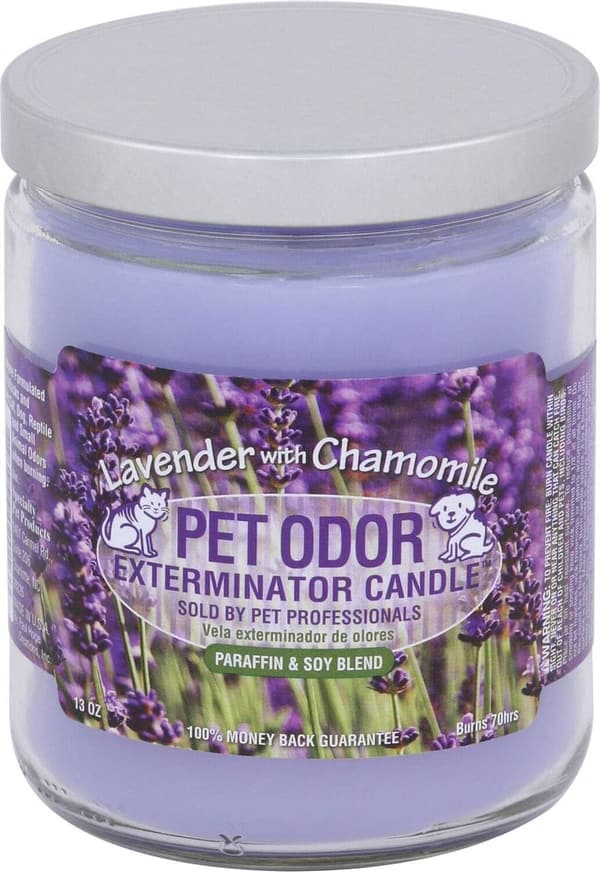 Lavender & Chamomile Pet Odor Eliminating Candles (2-Pack)