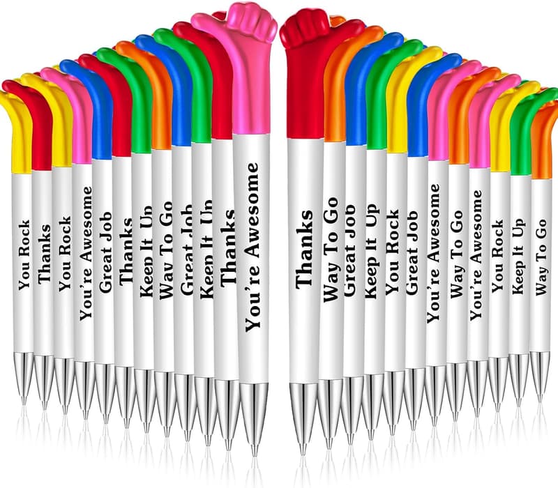 Employee Appreciation Motivational Pens - 24-Count Set