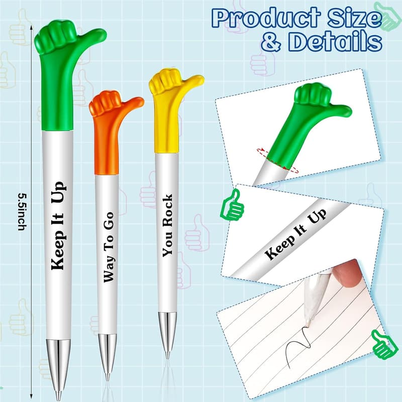 Employee Appreciation Motivational Pens - 24-Count Set