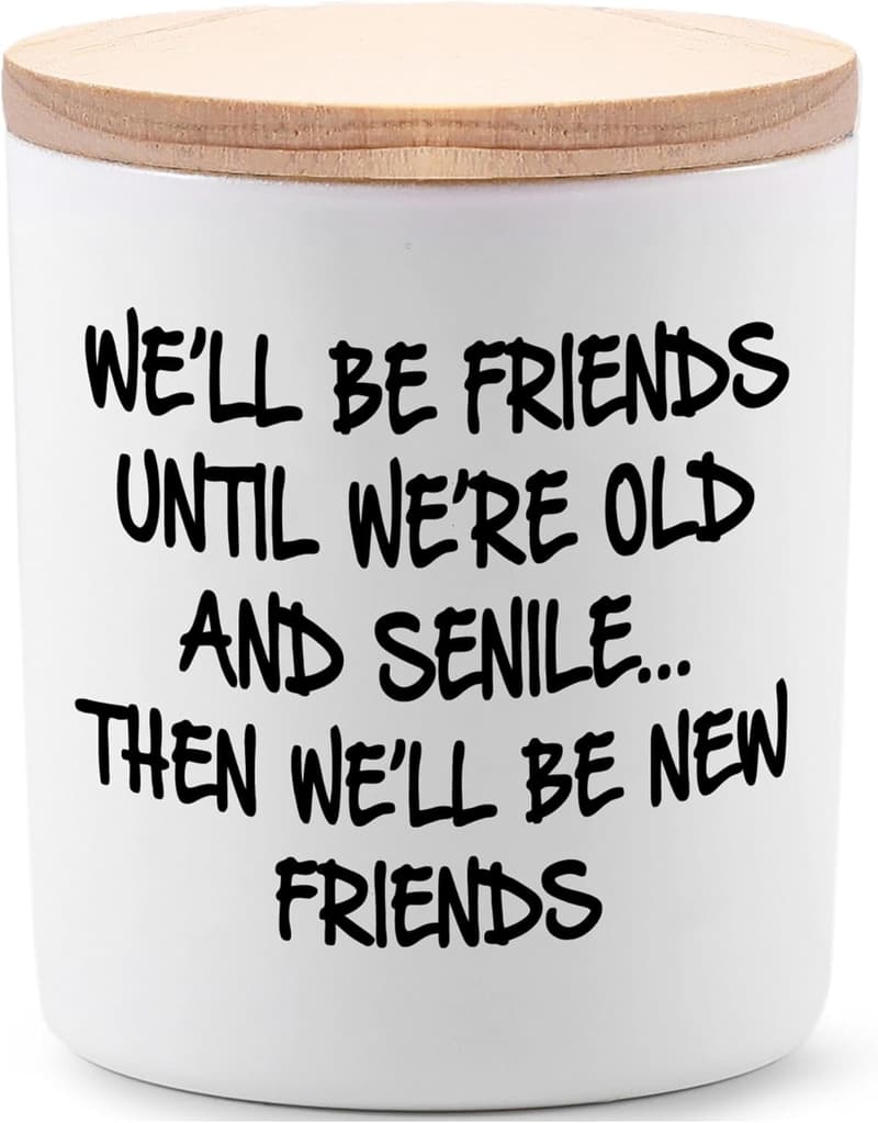 Birthday Gift - Unique Lavender Scented Soy Candle for Best Friends
