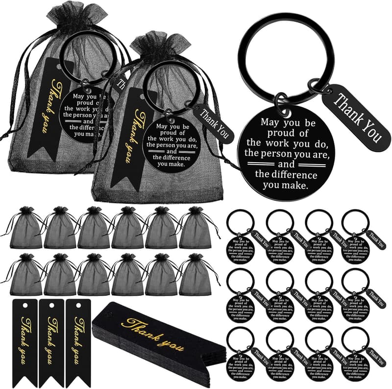 Employee Appreciation Gifts Set with Thank You Cards - 72 Pcs