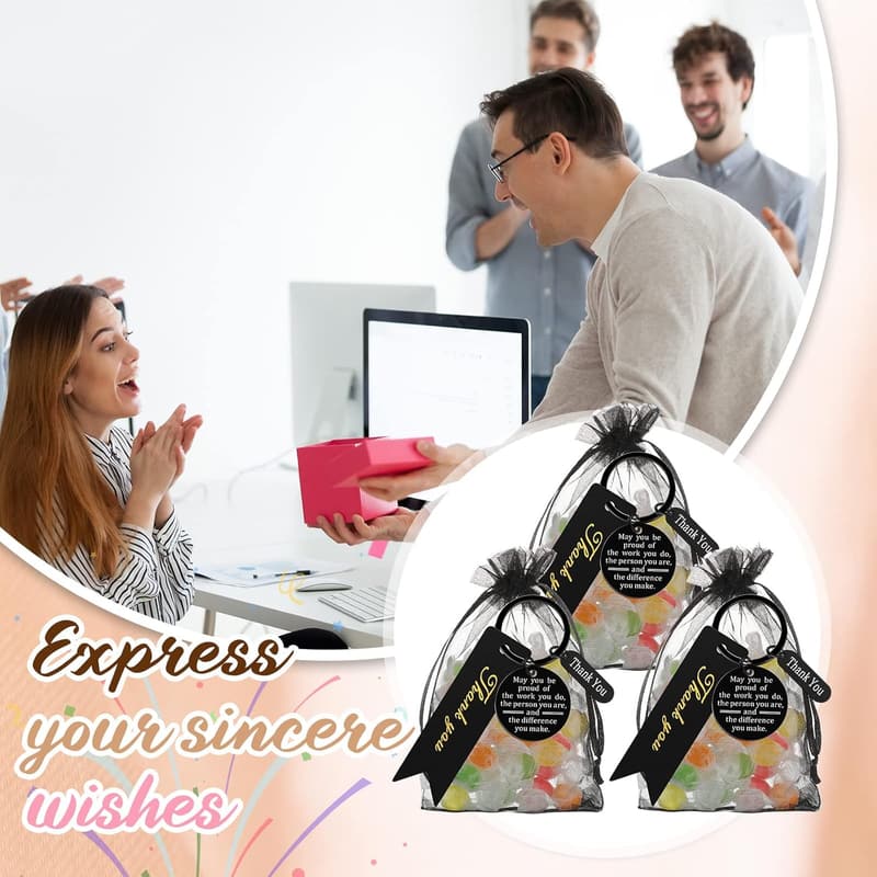 Employee Appreciation Gifts Set with Thank You Cards - 72 Pcs