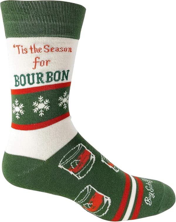 Bourbon Men's Socks | Funny Novelty Gift for Whiskey Lovers