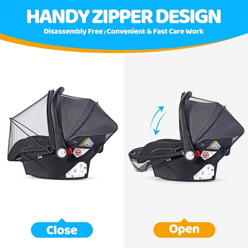 Universal Breathable Mosquito Net for Infant Car Seats