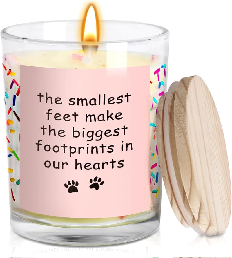 Pet Loss Sympathy Candle - Memorial Gift for Dogs & Cats