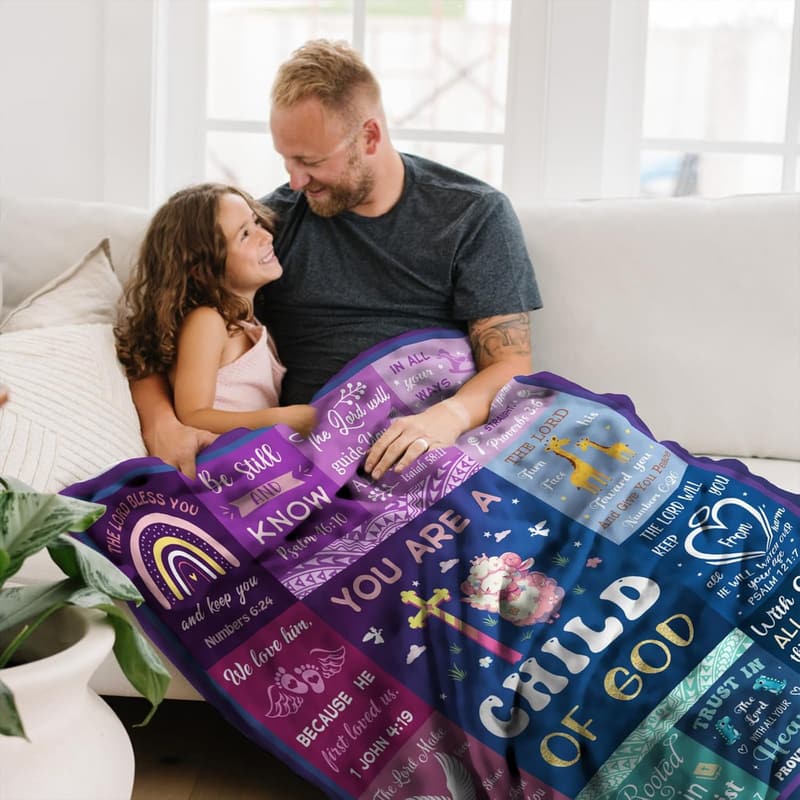 Baptism Blanket Gift for Girls - 40