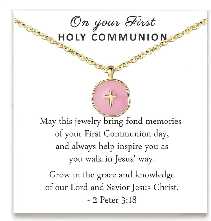 Colorful Cross Necklace for Women - Perfect for Any Occasion