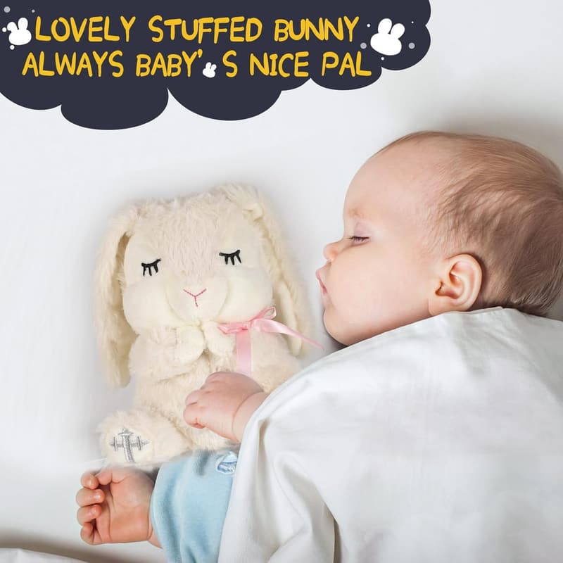 Baptism Gift Set for Girls: Plush Bunny & Let's Pray Book