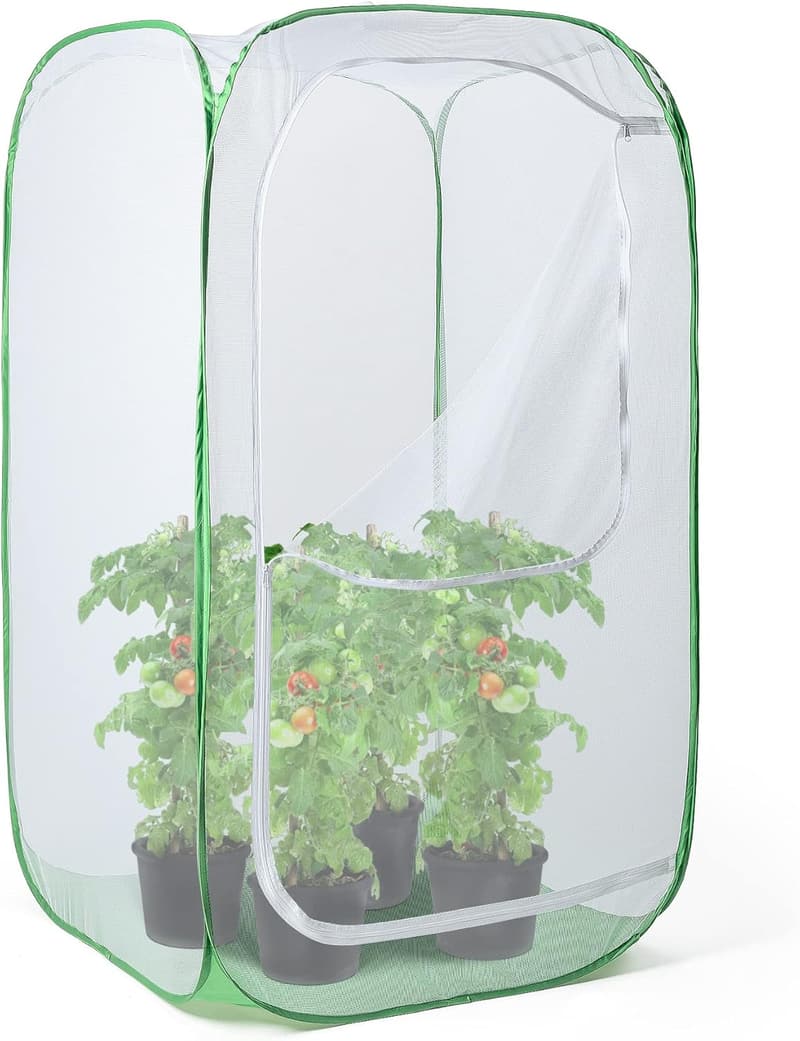 Outdoor Mesh Plant Enclosure for Pest Protection - 59