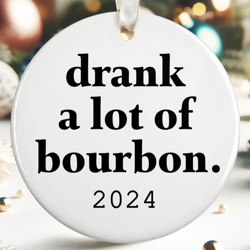 Bourbon Ceramic Ornaments for Christmas 2024